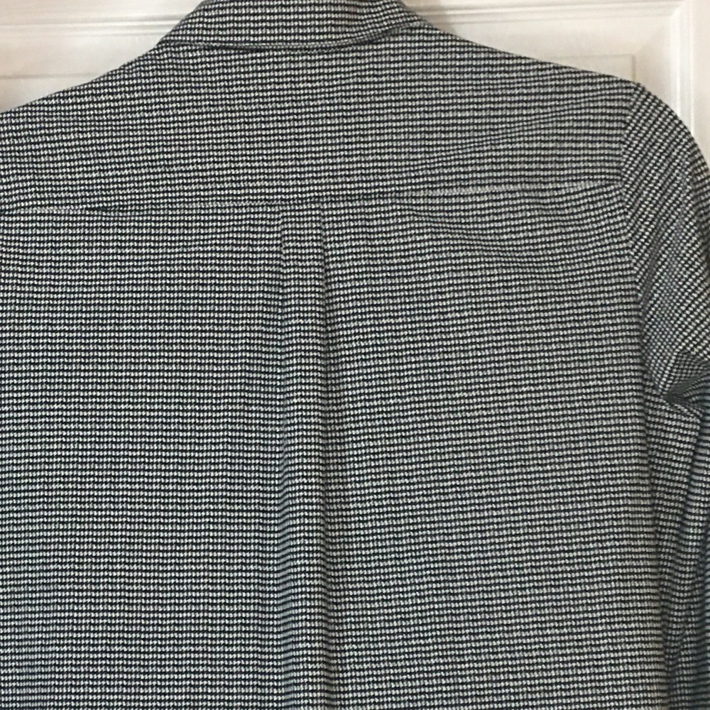 LYSSE Houndstooth Print Button Down Blouse - image 4